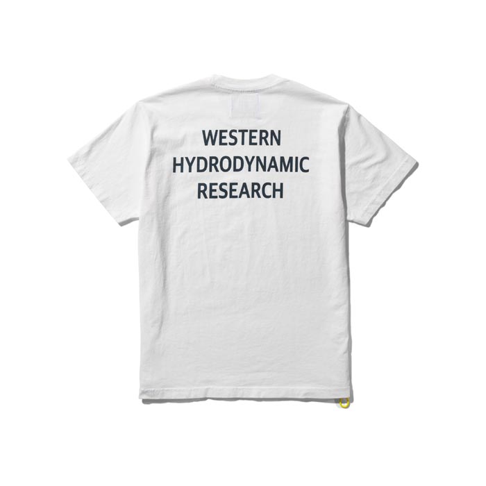 ウェスタン ハイドロダイナミック リサーチ MWHR24S8033-M WORKER S/S TEE ホワイト メンズ 半袖 プリント Tシャツ バックプリント WHR