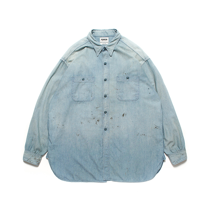 (2026年1月2日11:00発売) Sketch Zomboo USN Chambray Shirt Aged