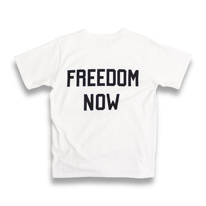 フルカウント 5007 Freedom Now プリントTシャツ White | ユニーク