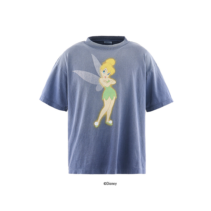 セントマイケル SM-MK8-0000-C79/ DSN_SS T-SHIRT / TINKER BELL / NAVY メンズ 半袖 プリントTシャツ