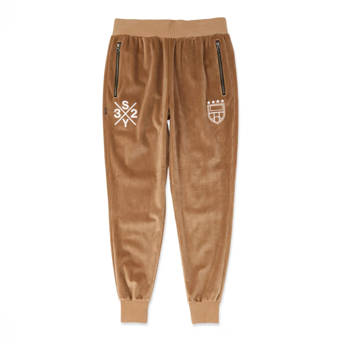 SY32 by SWEET YEARS(エスワイサーティトゥ バイ スウィートイヤーズ) VELOUR 3 LAYER PANTS 15519 BEIGE