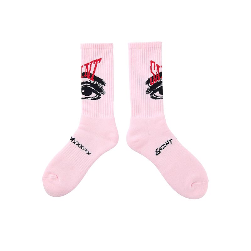 セントマイケル SM-HR8-0000-103 SOCKS / EYE / PNK メンズ ソックス 靴下