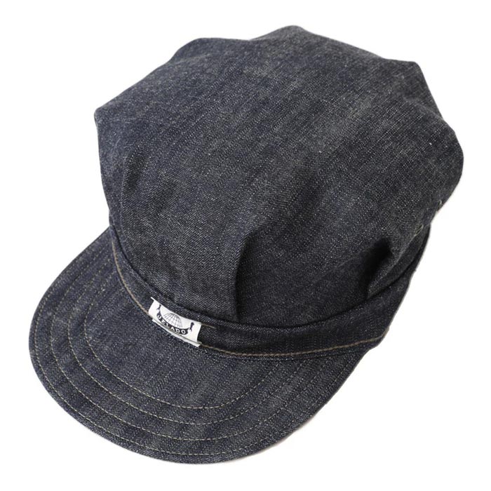 ジェラード JP02647 Work Cap ワークキャップ インディゴ メンズ ノンウォッシュ