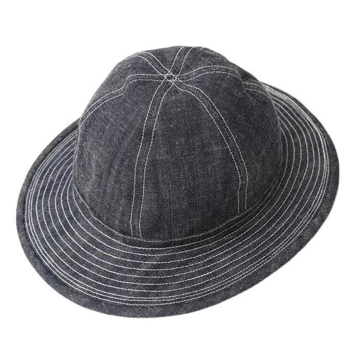 ジェラード JP02646  Denim Fatigue Hat デニムファティーグハット インディゴ メンズ ノンウォッシュ