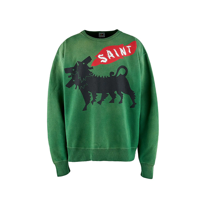 SAINT Mxxxxxx(セントマイケル) SM-A23-0000-021 / CRW N SWT/ CERBERUS / クルーネックスウェット