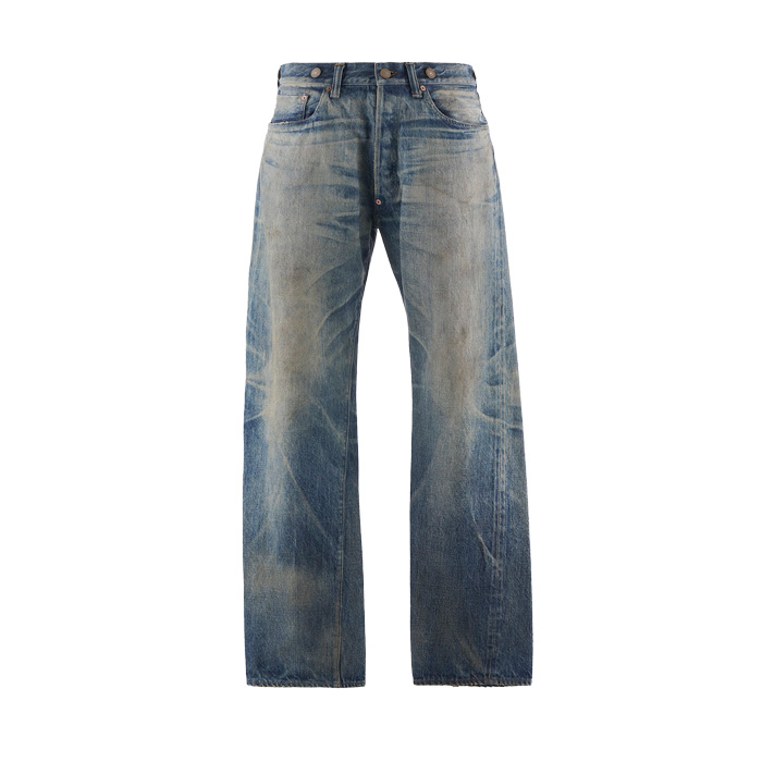 SAINT Mxxxxxx(セントマイケル)×BerBerJin(ベルベルジン) SM-HR1-0000-C60 / BB_DENIM PNT / 5PKTS DAMAGE / IND ジーンズ