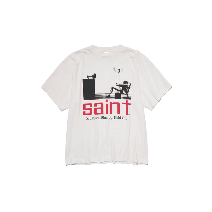 SAINT Mxxxxxx(セントマイケル) SM-HR8-0000-022 / SS TEE / SAINT / WHITE Tシャツ