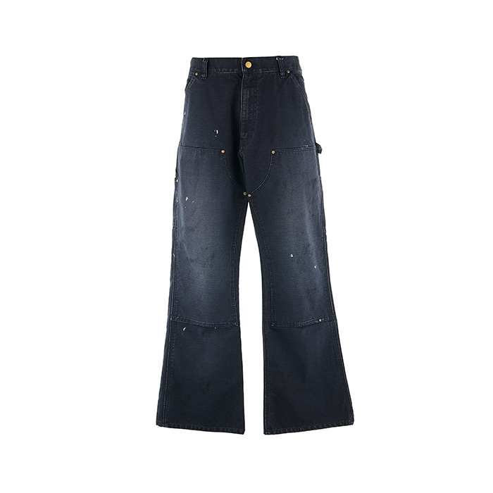 SAINT Mxxxxxx(セントマイケル) SM-HR8-0000-065 / DOUBLE KNEE PANTS / BLACK ダブルニーパンツ