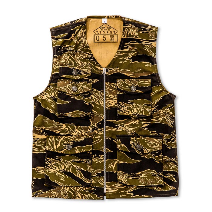 ザ リアルマッコイズ MJ18013 TIGER CAMOUFLAGE VEST / JOHN WAYNE