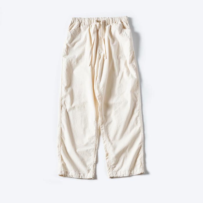 ポストオーバーオールズ #3318-VSN E-Z Travail Pants vintage sheeting natural イージー・トラベール メンズ パンツ イージーパンツ