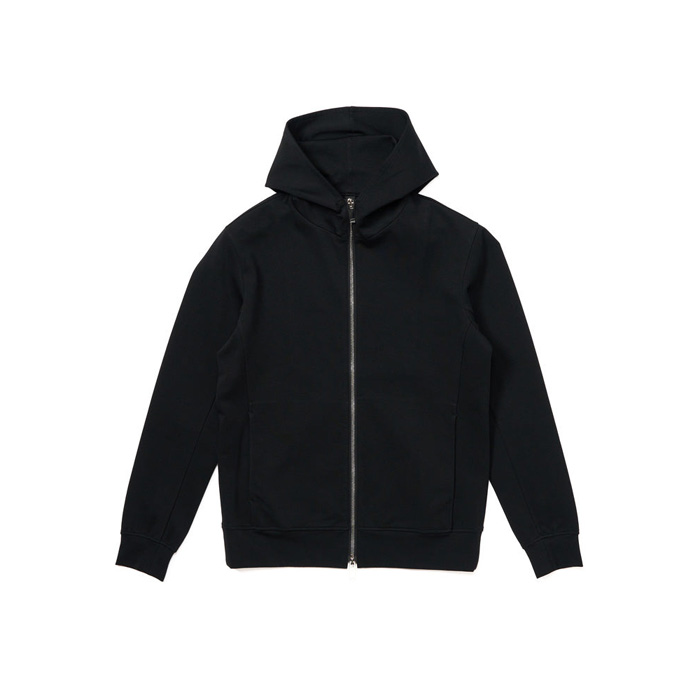wjk(ダブルジェイケイ) 2089-cj31 high neck zip-up parka ブラック