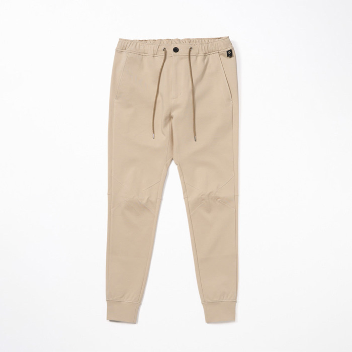 wjk(ダブルジェイケイ) 5217-cj31 basic rib sweat pants ベージュ
