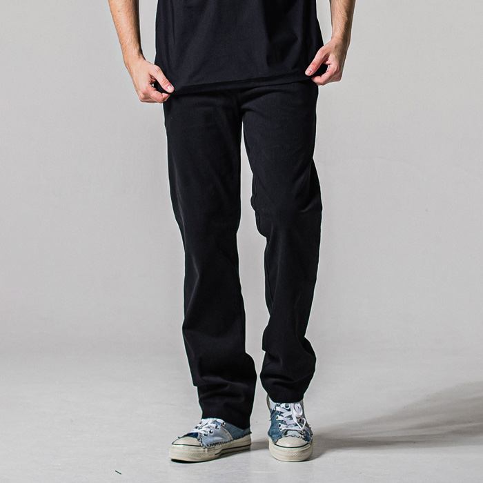 RESOUND CLOTHING(リサウンドクロージング) DENIM JERSEY WIDE PT / RC39-ST-016WTD / ブラック