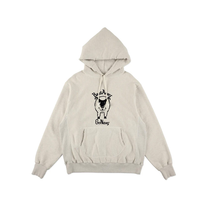 BOWWOW(バウワウ) BEAT ARMY HOODIE AGED BW261-BAH OATMEAL