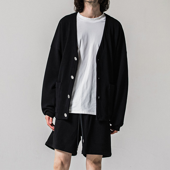 RESOUND CLOTHING(リサウンドクロージング) blister knit C/D RC39-C-005 BLACK