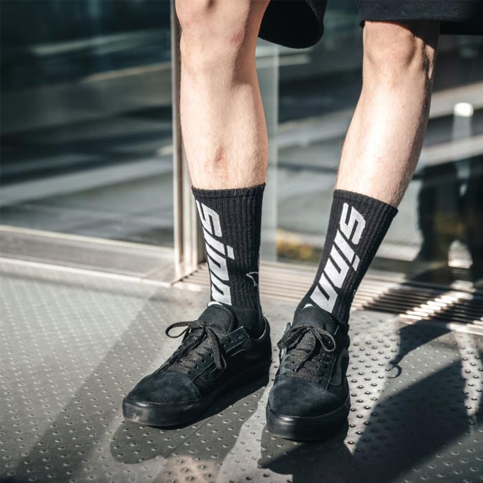 セントマイケル SM-S23-0000-106 SOCKS/DEVIL/BLACK ソックス デビル