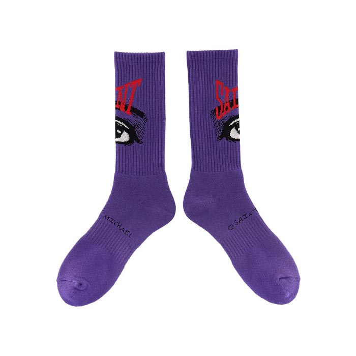 無料発送 SAINT MICHAEL SOCKS EYES ソックス 靴下 2足セット レッグ