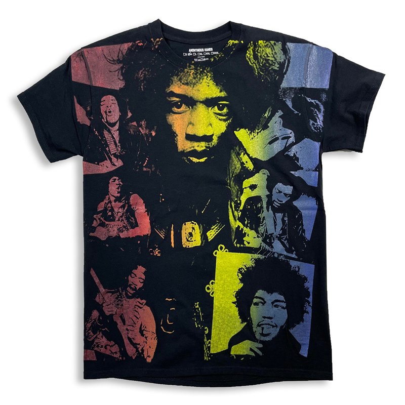 アノニマスハンズ Hendrix Jimim メンズ プリント Tシャツ