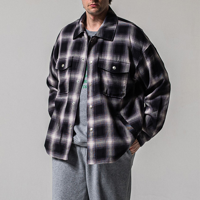 RESOUND CLOTHING(リサウンドクロージング) 50S check JK / RC39-JK-007C / BLACK