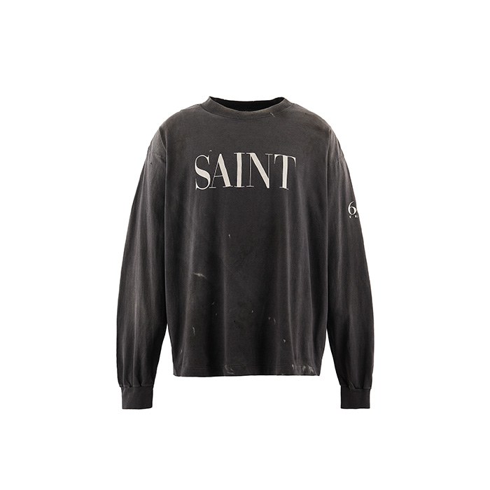 SAINT Mxxxxxx(セントマイケル) SM-MK8-0000-030 / LS T-SHIRT / SAINT 666 / BLACK