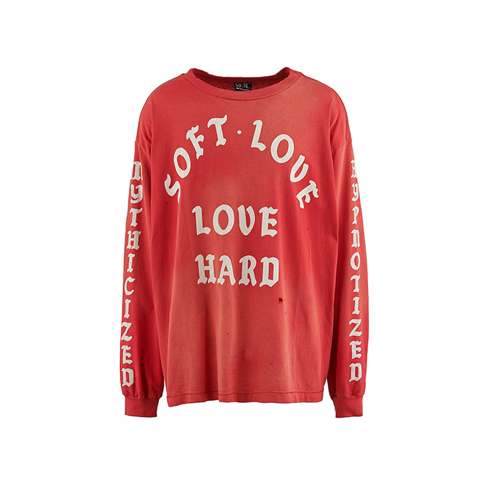 SAINT Mxxxxxx(セントマイケル) LS TEE SOFT LOVE/RED/SM-YS8-0000-021