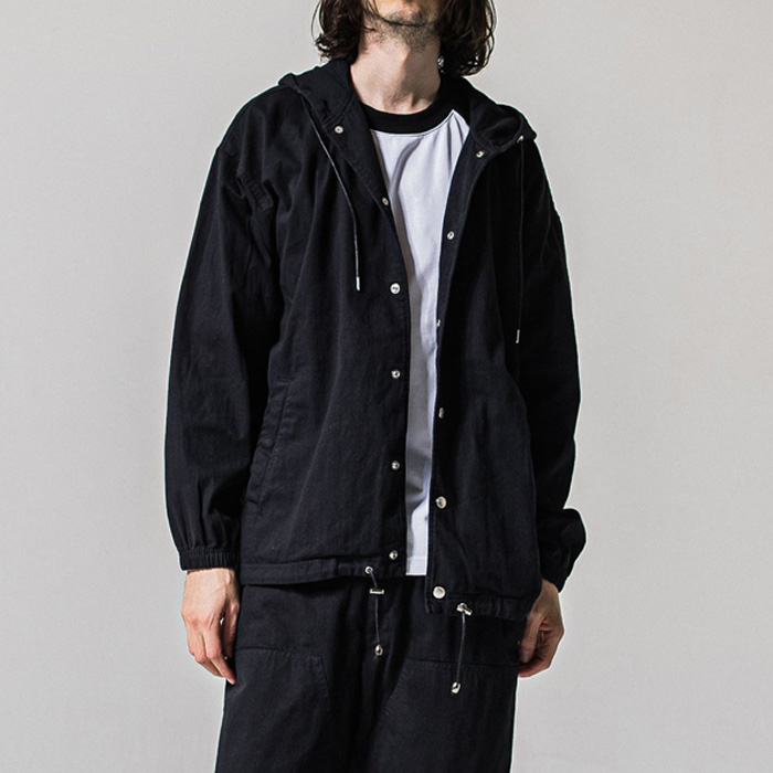 RESOUND CLOTHING(リサウンドクロージング) coach hoodie / RC39-JK-005 / BLACK