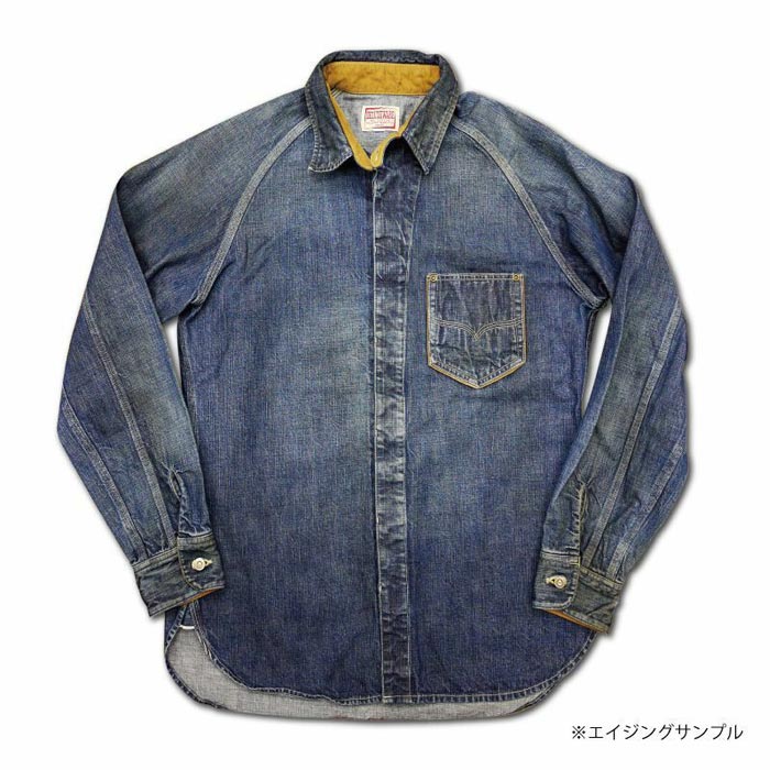 デラックスウエア 7640 40s DENIM SHIRT デニムシャツ メンズ 10.5oz