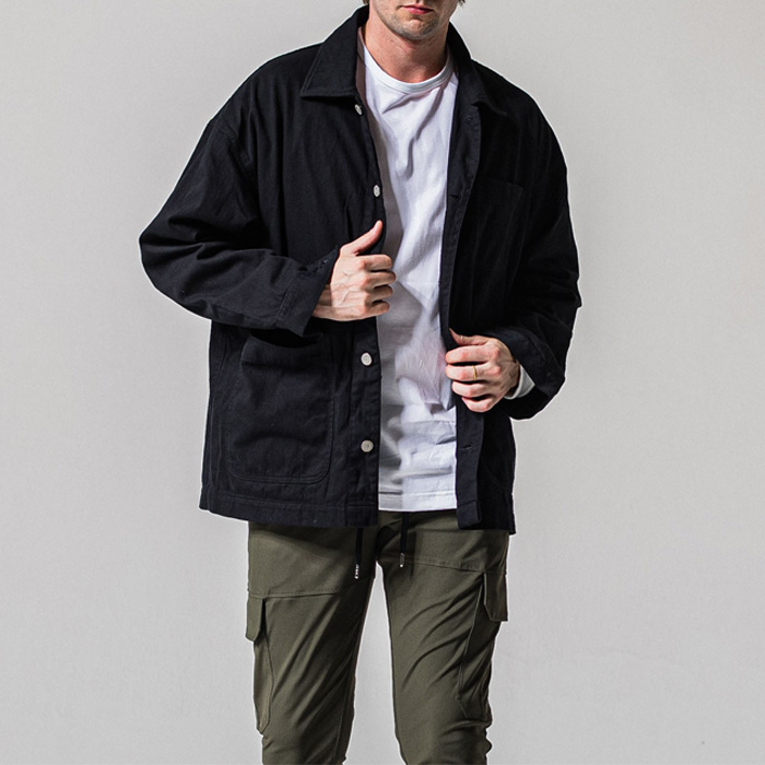 RESOUND CLOTHING(リサウンドクロージング) RC CAVER ALL / RC39-JK-004 / BLACK