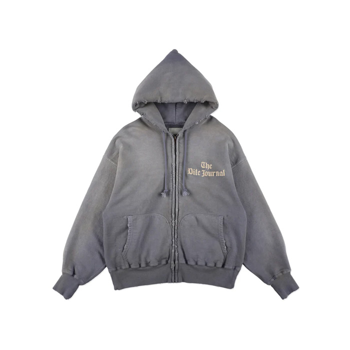 BOWWOW(バウワウ) THE DITC JOURNAL ZIP HOODIE AGED / BW261-DJZH / BLUE