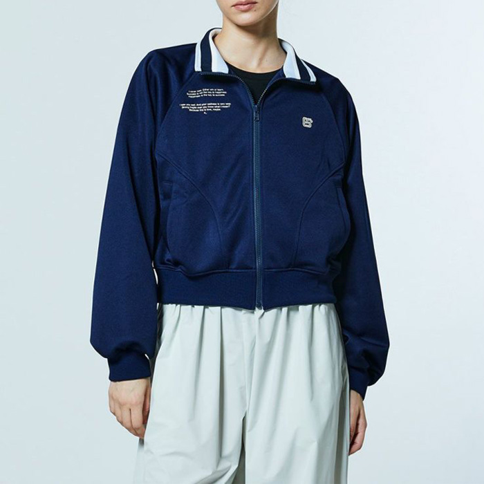 ESSENTIAL(エッセンシャル) ブライトキングスタンドカラーブルゾン 2505-130-261 ネイビー