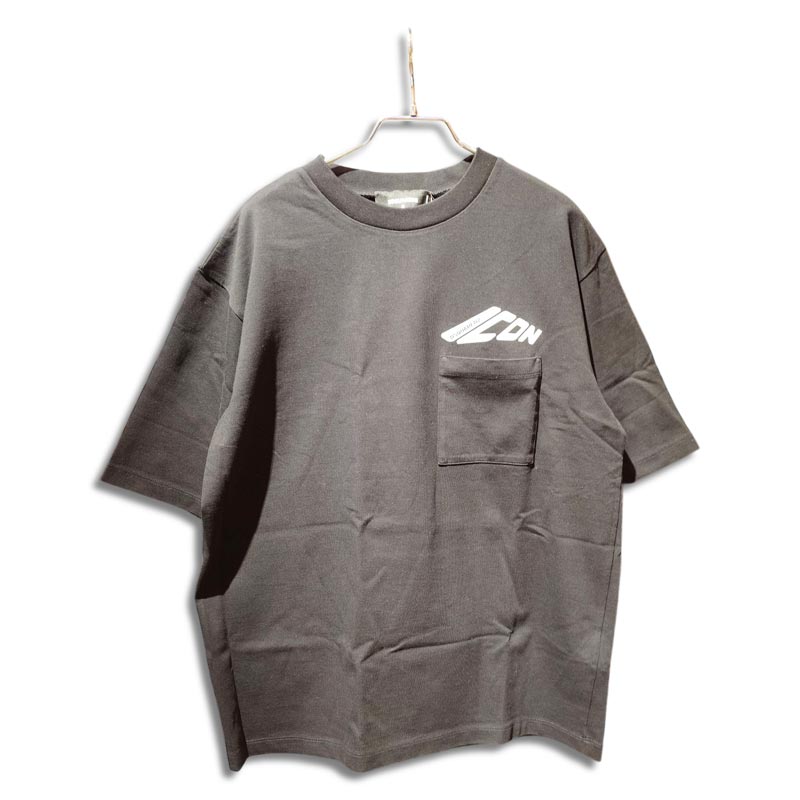 ディースクエアード S79GC0097 Icon New Generation Loose Fit Pocket T-Shirt ブラック メンズ ロゴ プリント Tシャツ ルーズフィット