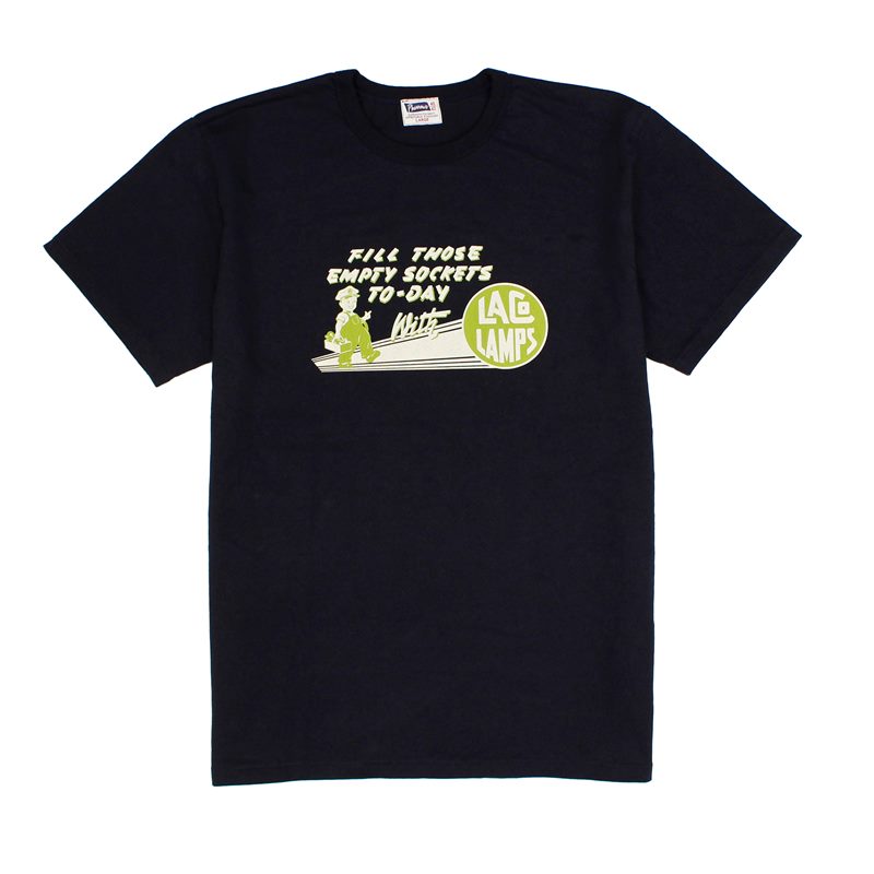 フェローズ プリントT 22S-PMT4 ネイビー 半袖 プリント Tシャツ