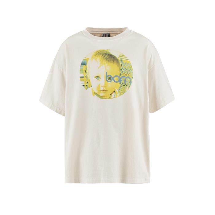 セントマイケル SM-YS8-0000-009 SAMMY / WHITE メンズ  プリントTシャツ