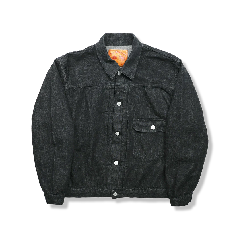 FULLCOUNT(フルカウント) 2107BKSS Type 1 Black Denim Jacket (Super Smooth)