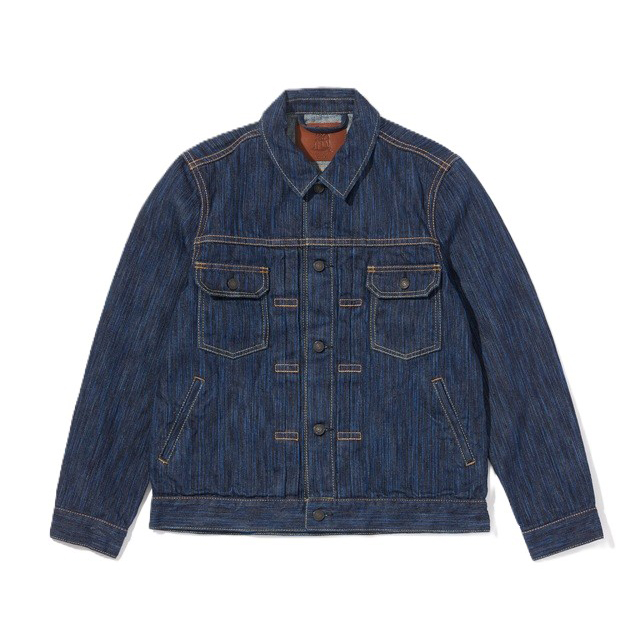 pure blue japan(ピュアブルージャパン)[6225-D] 14.5oz Waterfall Denim Type 2 Jacket - Dark