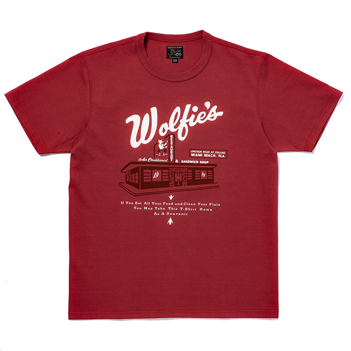 JOE McCOY(ジョーマッコイ)JOE MCCOY TEE / WHERE ELSE BUT… WOLFIE'S