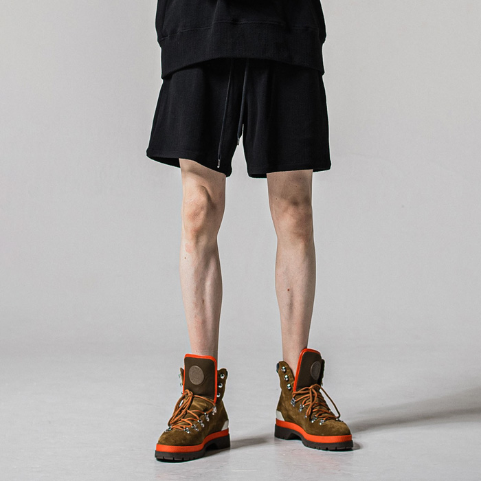 RESOUND CLOTHING(リサウンドクロージング) blister knit HALF PT / RC39-HP-003 / BLACK