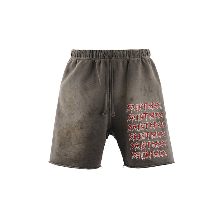 SAINT Mxxxxxx(セントマイケル) SM-MK8-0000-068 / SWEAT SHORTS / SAINT MXX / CHARCOAL