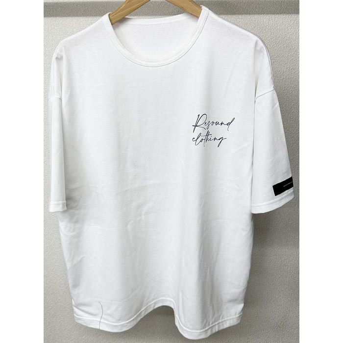 31th Collection リサウンドクロージング RC31-T-002 BD icon LOOSE TEE アイコンロゴ バックプリントTシャツ WHITE メンズ