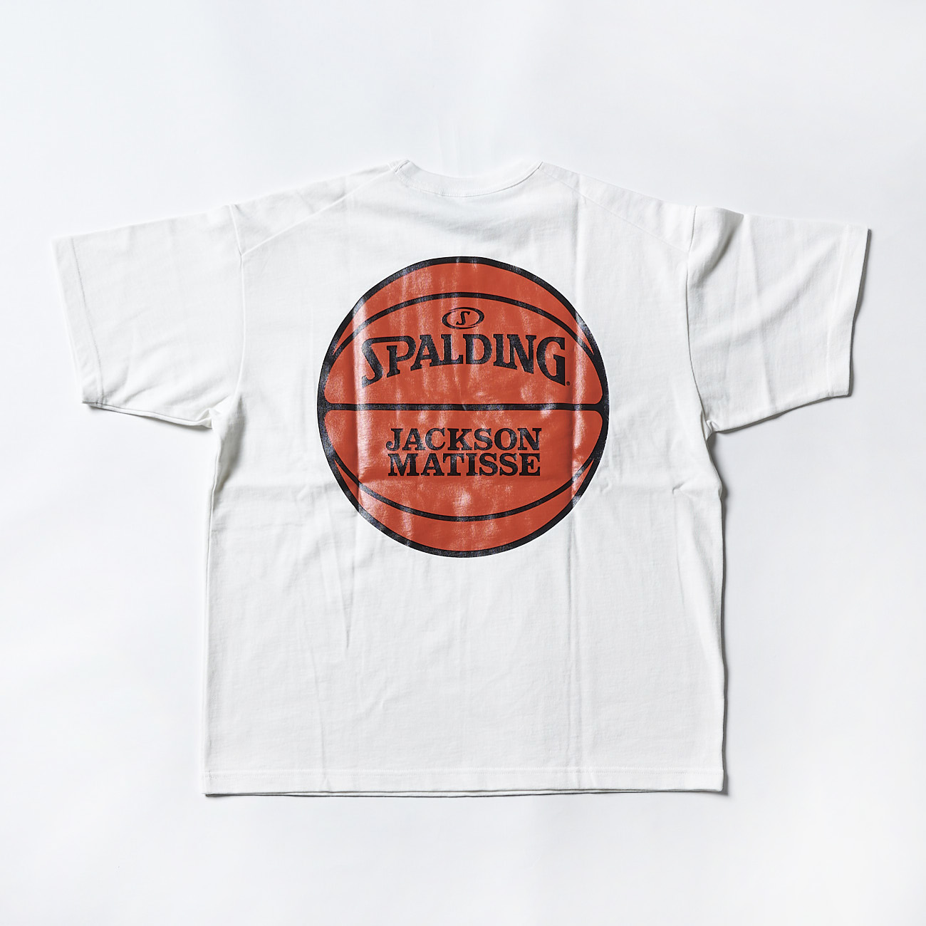 ジャクソンマティス JM23SSSP01 SPALDING×JM Basketball Pocket Tee コラボTシャツ ホワイト