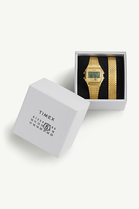 MM6(エムエムシックス) × Timex(タイメックス) T80ギフトセット ゴールド