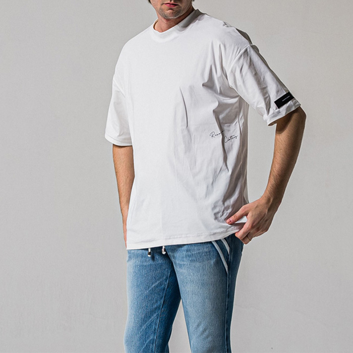 RESOUND CLOTHING(リサウンドクロージング) SIDE RC OVER TEE RC39-T-004 WHITE