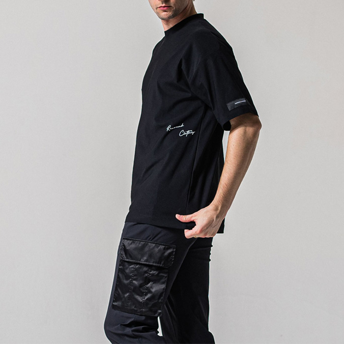 RESOUND CLOTHING(リサウンドクロージング) SIDE RC OVER TEE RC39-T-004 BLACK