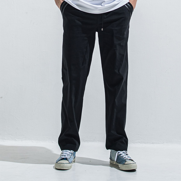 RESOUND CLOTHING(リサウンドクロージング) EDGE NYLON SEMI WIDE PT RC40-ST-014WT BKBK
