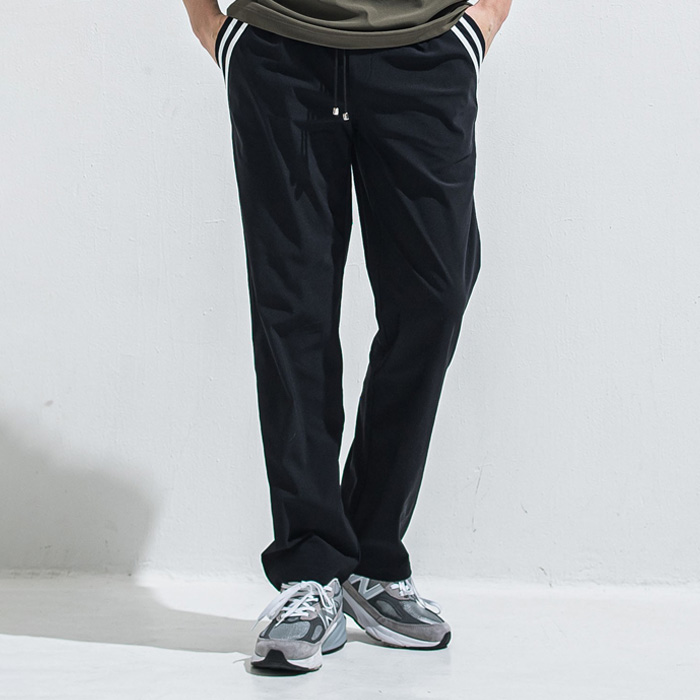 RESOUND CLOTHING(リサウンドクロージング) EDGE NYLON SEMI WIDE PT RC40-ST-014WT BKWH