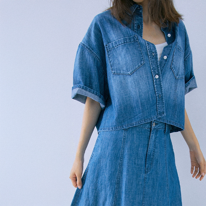 ヘルシーデニム  H119661 Breezy Rosehip(ブリージー ローズヒップ)  Mid Used レディース カットソー