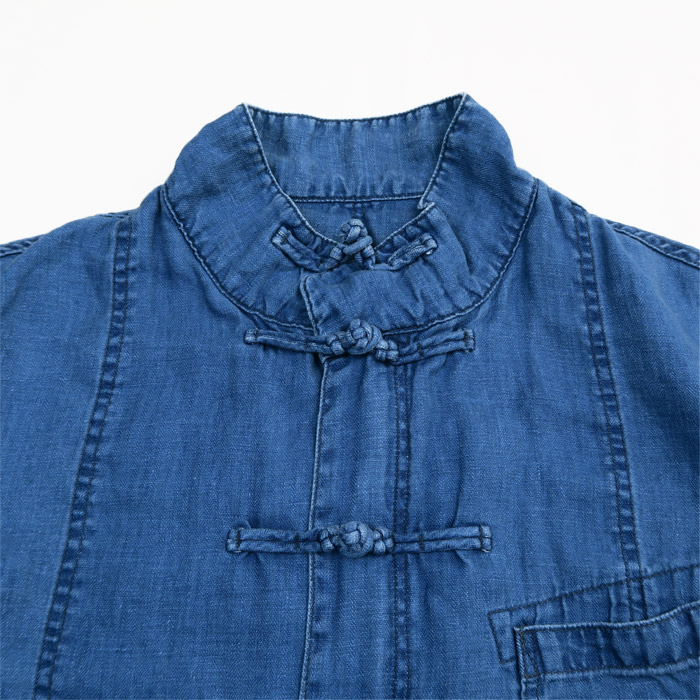 ポータークラシック PC-021-2200 INDIGO LINEN CHINESE JACKET