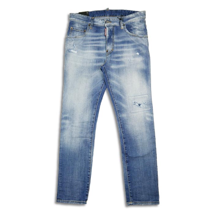 30%OFF ディースクエアード S71LB1173 LIGHT CLEAN WASH SKATER JEANS ...