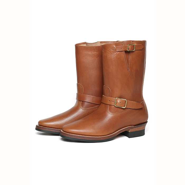 BILTBUCK(ビルトバック)Lot.603LTD Engineer Boots “The Pioneer” - Heritage Vachetta Double Shoulder -Brown×Brass-