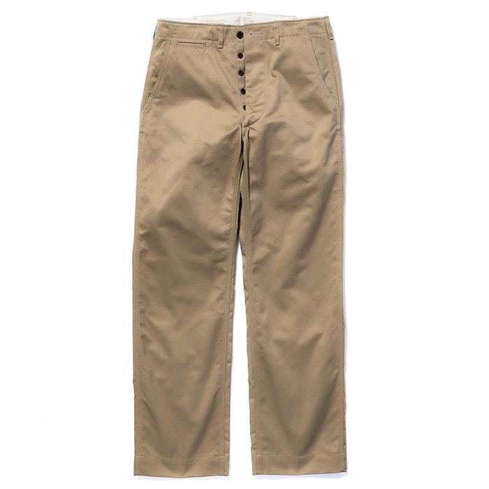 The REAL McCOY'S(ザ・リアルマッコイズ)TROUSERS, COTTON, KHAKI, 1945